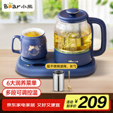 小熊（Bear）养生壶迷你养生杯套装  办公室保温恒温水壶烧水壶花茶煮茶器电热水壶开水壶 送礼好物 YSH-C08V1