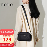 POLO斜挎包女时尚百搭单肩包简约包包女包防泼水包生日礼物送女友