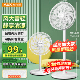 奥克斯(AUX)电风扇/落地扇/交流定频家用循环空气/节能柔风台式立式两用/桌面风扇/FS1613-1(20叶)