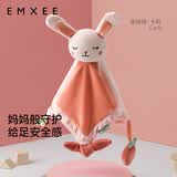 嫚熙（EMXEE）婴儿安抚玩偶安抚巾宝宝睡眠毛绒手偶玩具宝宝可入口睡觉神器 豆豆毯兔妹妹Carly(手偶款)