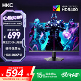 HKC 27英寸原生200Hz高刷FastIPS硬件低蓝光HDR400广色域1ms电竞游戏电脑显示器猎鹰 G27H1经典版