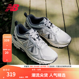 NEW BALANCE NB410官方男鞋女鞋情侣越野户外鞋夏季透气复古休闲运动鞋休闲 浅灰色/银色 宽鞋楦2E MT410KR5 38 (脚长23.5cm)