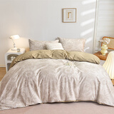 罗曼罗兰100%棉全棉四件套 葵花恋 TJ002 床单款 （被套200*230cm）