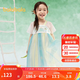 巴拉巴拉女童连衣裙儿童裙子夏装刺绣国风汉服襦裙新中式208225111032