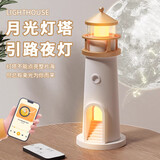 简艺饰家520情人节月光灯塔夜灯音响生日礼物女生送闺蜜实用小众高级摆件