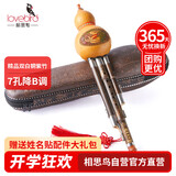 相思鸟 葫芦丝乐器 三音降B调 双白铜紫竹梅花扣b调葫芦丝初学 XS2148