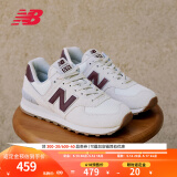 NEW BALANCE NB574官方休闲鞋女鞋复古舒适夏季透气网鞋轻便百搭潮流运动鞋 米白色 WL574RCF 37 (脚长23.5cm)尺码详询客服