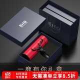 ENO高档保温杯男女士999足银杯子茶水分离泡茶杯水杯定制商务办公杯 中国红 一路有你礼盒 证书随货 430ml