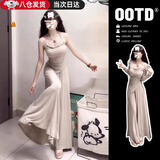 JIOESC吊带开衫高腰长裙三件套2025新款慵懒气质套装清冷感禅意式气质夏 吊带开衫高腰长裙 M 45/55kg
