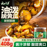 云山半油泼黄瓜408g 酱腌菜喝粥下饭咸菜 香辣腌黄瓜皮酸黄瓜