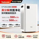 亚都（YADU）空气净化器除甲醛 异味烟味除尘除螨除过敏源 家用/办公室消毒杀菌app甲醛数显550HI 【店铺推荐—可视化除醛】