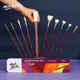 蒙玛特水粉笔画笔套装油画笔丙烯水彩颜料扇形勾线笔日落 V BMHS1014