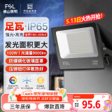 FSL佛山照明led投光灯户外射灯室外照明灯庭院灯探照灯100W天耀IP65
