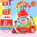 雅客可可棒棒糖婚庆喜糖年货节日零食桶装糖果1134g（约108支）