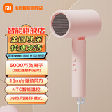 小米（MI）米家高速吹风机H101家用多种吹发模式小巧可折叠负离子护发双重过保护七夕礼物推荐 米家吹风机 H101 粉色