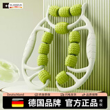 SILANGDUN德国腿部按摩器滚轮瘦美腿神器环形夹腿器腿部肌肉放松按摩器 牛油果绿360°腿部按摩器