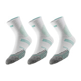 有志者（UZIS） ACE综合级 专业实战篮球袜毛巾底男防滑运动精英球袜[光标] 薄荷绿  中筒三双装 （新老款随机发） M