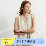 AMII职业西服套装女春夏新款休闲外套时尚西装两件套 杏色(吊带背心) S (155)