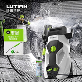 绿田（LUTIAN）高压洗车机瓦力悟空家用清洗机洗车泵刷车泵洗车神器洗车水枪220V 1500W 【滚轮款喷嘴版】15度快插延长杆+梅花喷嘴