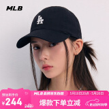 MLB棒球帽子夏季鸭舌帽女明星虞书欣同款软顶送礼3ACP7701N-07BKS