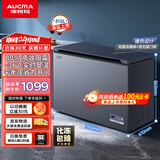 澳柯玛（AUCMA）312升家用减霜大容量商用冷藏柜冷冻柜超低温电子控温卧式冰箱 一级能效BC/BD-312DHX 以旧换新