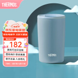 膳魔师（THERMOS）咖啡杯男女办公高颜值日系简约杯子情侣水杯学生杯子TCDP 天青【304+涂层内胆】 415ml
