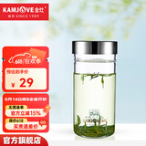 金灶（KAMJOVE）月牙杯水杯玻璃杯泡茶杯耐热玻璃便携车载杯茶具 个人水杯 TP-57/380毫升