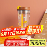 contigo康迪克塑料杯双饮口随行杯500ml悠闲下午茶HBC-DUA006