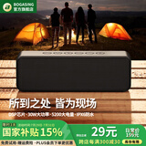 BOGASING国家补贴【Top榜】蓝牙音箱低音炮大音量户外便携式大功率迷你音响蓝牙无线hifi电脑桌面小型家用 星耀黑【HiFi高音质+超重低音】 【6D环绕+户外防水+超强续航】