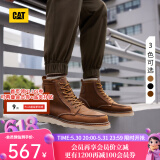 CAT卡特马丁靴工装鞋男鞋新复古回潮机车靴P7049/P712950/P712947 浅棕P724049 43