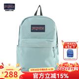 JANSPORT杰斯伯书包轻便双肩包男女旅行包简约背包电脑包学生校园 4QUELA8 青云-隔层+侧袋-25年