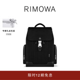 RIMOWA【12期】日默瓦Never Still大号帆布黑色双肩包背包旅行包 黑色
