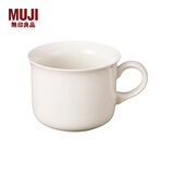无印良品（MUJI）米瓷 杯子 水杯 咖啡杯 约330ml 4S