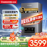 长虹（CHANGHONG）燃气壁挂炉天然气家用一级能效冷凝式洗沐浴采暖锅炉节能省气地暖气片APP智控国家补贴LL1PBD28-C6