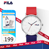 斐乐（FILA）手表男女潮流情侣简约运动硅胶欧美学生石英腕表 FLM38-6052-002