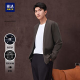 HLA海澜之家针织开衫男春秋轻商务经典系列时尚外套旷野美拉德
