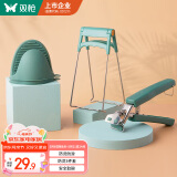 双枪防烫夹取碗防烫手套提盘器3件套 厨房用品不锈钢硅胶防滑夹碗器