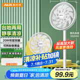 奥克斯(AUX)电风扇/落地扇/交流定频家用循环空气/节能柔风台式立式两用/桌面风扇/FS1613-1(20叶)
