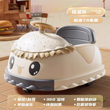 岙贝乐儿童碰碰车2岁女孩男孩1岁宝宝小孩玩具1-3岁幼儿一周岁生日礼物  钛金灰【遥控双驱+6V7A+早教】