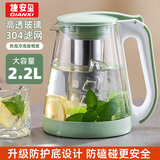 GIANXI泡茶壶玻璃耐热冰箱冷水壶家用开水凉水壶大容量耐高温