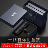 ENO高档保温杯男女士999足银杯子茶水分离泡茶杯水杯定制商务办公杯 陨石黑 一路有你礼盒 证书随货 430ml