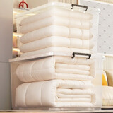 Cetomo 透明收纳箱特大号整理箱带轮外体积60L 53*38.5*31cm 1个装