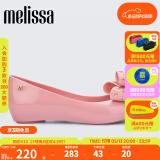 Melissa（梅丽莎）蝴蝶结低跟时尚通勤休闲女士单鞋33680 粉色 39