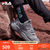 FILA斐乐女鞋跑步鞋火星二代复古老爹鞋运动鞋休闲慢跑鞋MARS Ⅱ 合金灰-AL-F12W131116F 35.5
