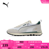 彪马（PUMA）官方【复古跑鞋】男女低帮轻便抓地透气运动休闲鞋RIDER FV387173 白-米白色-01 35.5