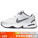 耐克NIKE男训练鞋老爹鞋AIR MONARCH IV 春夏运动鞋 415445-102白黑40