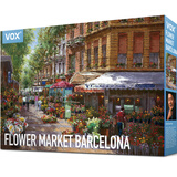 VOX成人拼图1000片 巴塞罗那花市成年玩具减压高难度拼图VE1000-180