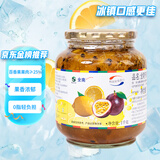 全南柠檬百香果酱1kg 韩国进口 果酱冷热冲饮冲调饮品 节日礼品 0脂