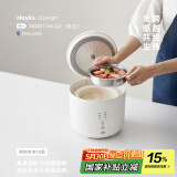 olayks立时 微压电饭煲家用2-3人陶瓷釉球釜内胆米饭锅多功能不沾煮粥汤电饭锅小型2升带蒸笼OLK-20C