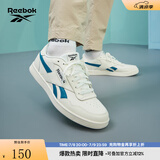 Reebok锐步官方男女鞋COURT ADVANCE时尚休闲复古板鞋 GZ9623 米白/蓝/黑 42.5 (27.5cm),US: 9.5